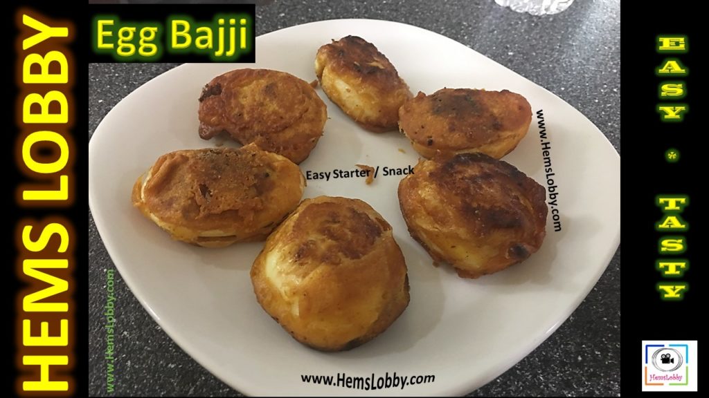 Egg Bajji recipe Egg stuffed egg Bajji Easy&quick starters,Snacks